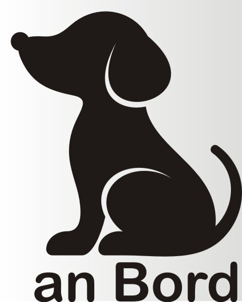 Piktogramm Hund an Bord Aufkleber, 5,90 €