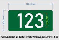 Gebündelter Bedarfsverkehr Ordnungsnummer als...
