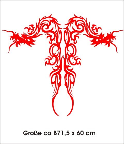 Drache Wandtattoo Tapeten Deko MO03