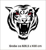 Wandtattoo Tiger Tapeten Deko, Tiger Wanddeko MO02