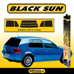 Black Sun T&ouml;nungsfolie BMW 1er (E81) Coupe 2-tuerig 06-  