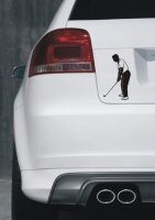 Golfer Aufkleber Golf Sport Sticker Golfspieler 