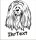 Wandtattoo Lhasa Apso mit dem Namen Ihres Hundes