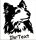 Sheltie Wandtattoo Shetland Schäferhund 02 mit dem Namen Ihres Hundes