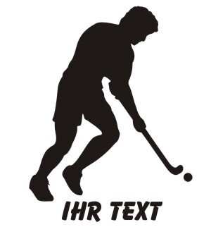 Hockey Aufkleber Autoaufkleber mit Text