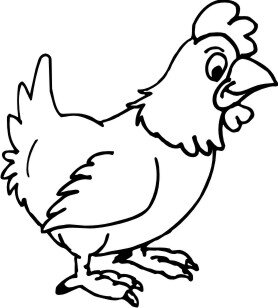 Hahn Aufkleber Vogelaufkleber Chicken Sticker