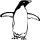 Pinguin Aufkleber, Vogelaufkleber Penguin Sticker