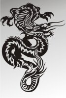 MO21 Drachen Aufkleber Drache Autoaufkleber Dragon Sticker