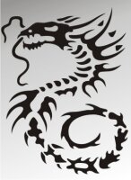 MO24 Drachen Aufkleber Drache Autoaufkleber Dragon Sticker