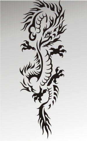 MO30 Drachen Aufkleber Drache Autoaufkleber Dragon Sticker