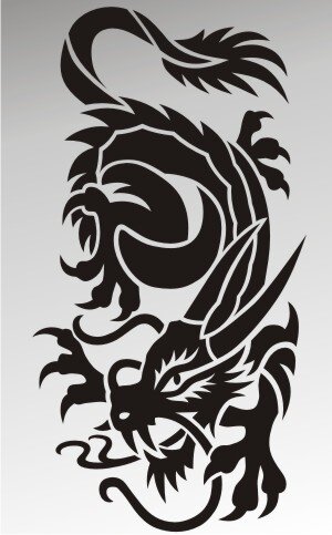 MO38 Drachen Aufkleber Drache Autoaufkleber Dragon Sticker