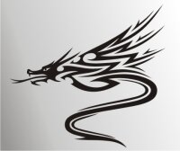 MO46 Drachen Aufkleber Drache Autoaufkleber Dragon Sticker