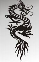 MO47 Drachen Aufkleber Drache Autoaufkleber Dragon Sticker