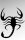 MO17 Skorpion Aufkleber Skorpionaufkleber Scorpion Sticker