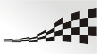 Racing Flagge Aufkleber MO04