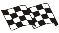 Racing Flagge Aufkleber MO08