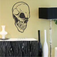 Totenkopf Wandtattoo, Skull Walltattoo MO09