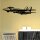 Jet Fighter Wandtattoo, Flugzeug Walltattoo MO01