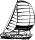 MO07 Segelboot Wandtattoo, Schiff Walltattoo Sailboat als Wandaufkleber