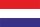 Aufkleber Landesfahne Flagge Holland fürs Auto