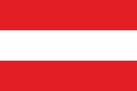 Aufkleber Landesfahne Flagge Österreich fürs Auto