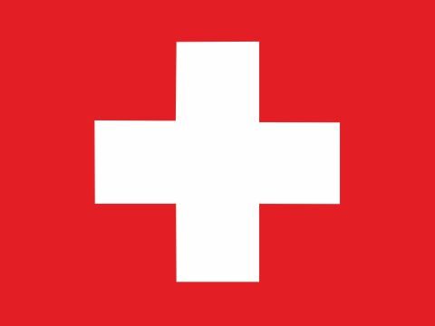 Aufkleber Landesfahne Flagge Schweiz fürs Auto