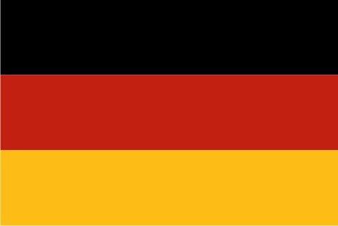 Magnet-Deutschland-Fahne Fanartikel für Auto Größe A3 oder A4