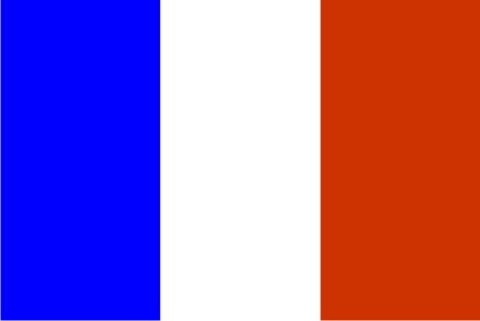 Magnetschild Frankreichfahne