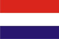 Magnetschild Hollandfahne