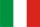Magnetschild Italienfahne