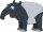 Tapir Wandtattoo mit Digitaldruck