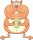 Hamster Wandtattoo mit Digitaldruck