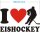 Ich liebe Eishockey - I love eishockey Aufkleber