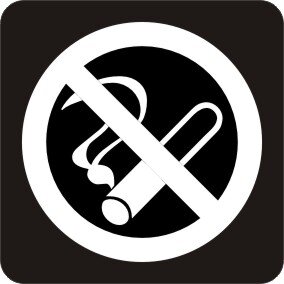 Rauchen verboten Aufkleber M2