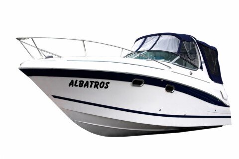 2x Bootsname Schiffsname Boot Aufkleber