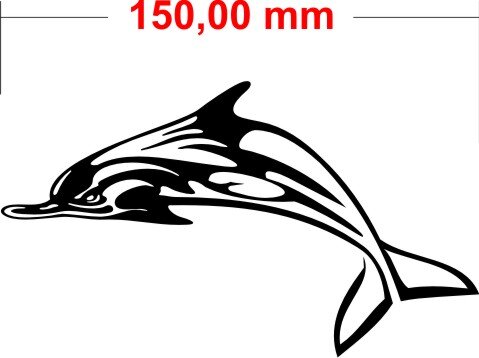 Delfin Aufkleber