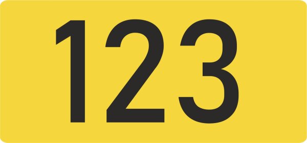 Ordnungsnummer Taxi