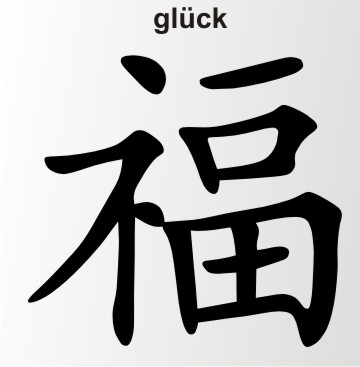 china zeichen glueck