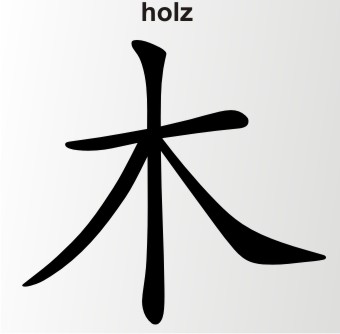 china zeichen holz