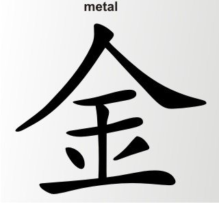 china zeichen metal