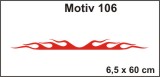 Flammenaufkleber  Flames Seitenaufkleber  Flammen