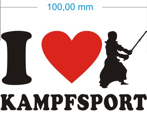 kampfsport aufkleber