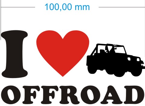 offroad aufkleber