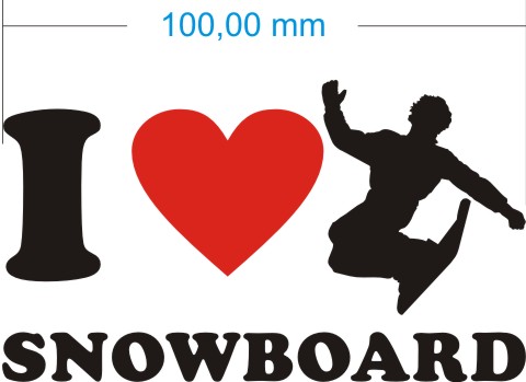 snowboard aufkleber