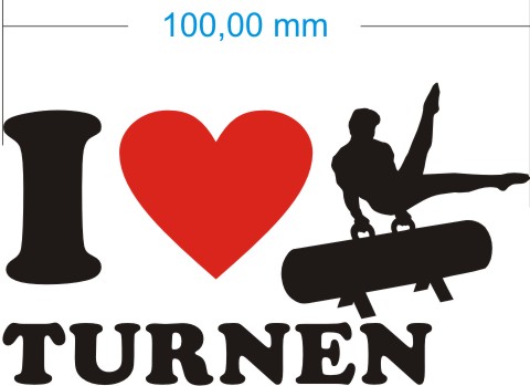 turnen aufkleber