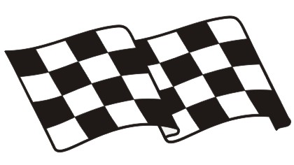 racing flagge aufkleber