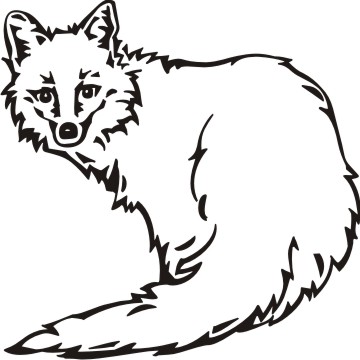 fuchs aufkleber