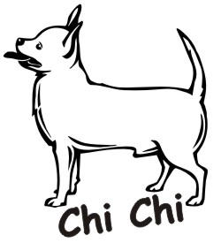 chihuahua hundeaufkleber