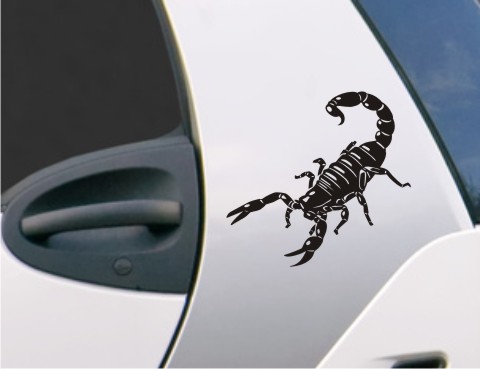 skorpion aufkleber scorpion sticker