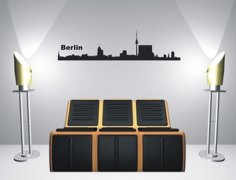 wandtattoo skylines berlin